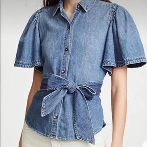 La Vie by Rebecca Taylor Denim Top
